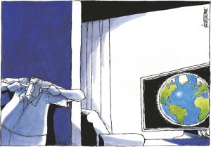 Σκίτσο της Εφ.Συν. [Μ.Κουντούρης 17.04.2024]